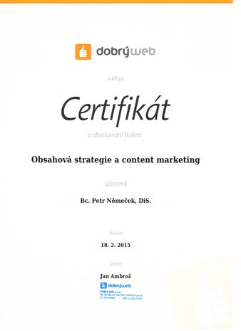 Obsahová strategie a content marketing